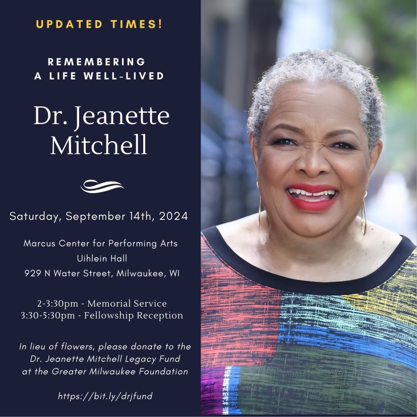 Dr. Jeanette Mitchell Memorial Event